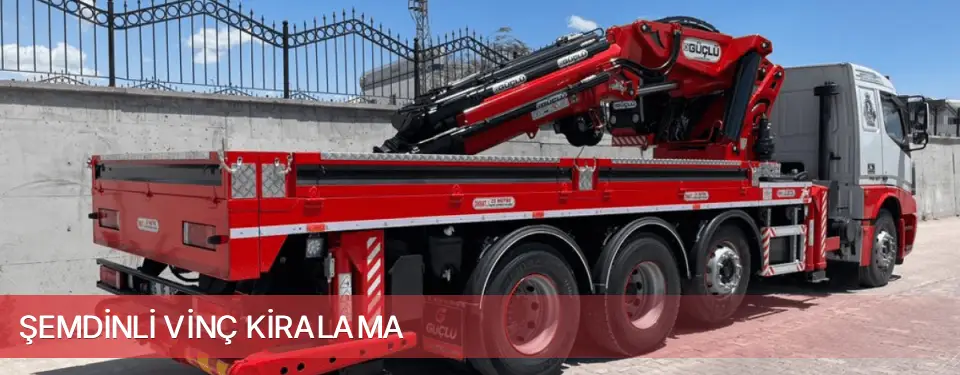 Şemdinli İlçemi Vinç Kiralama